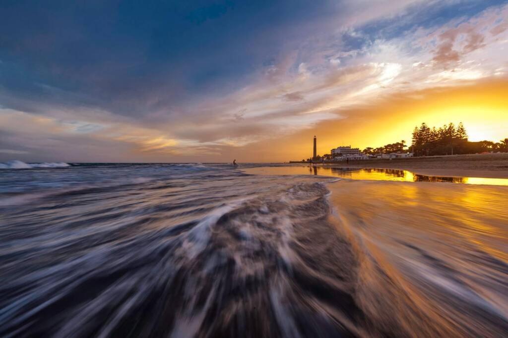 Duplex Con Jardin Y Buenas Vistas Daire Maspalomas  Dış mekan fotoğraf